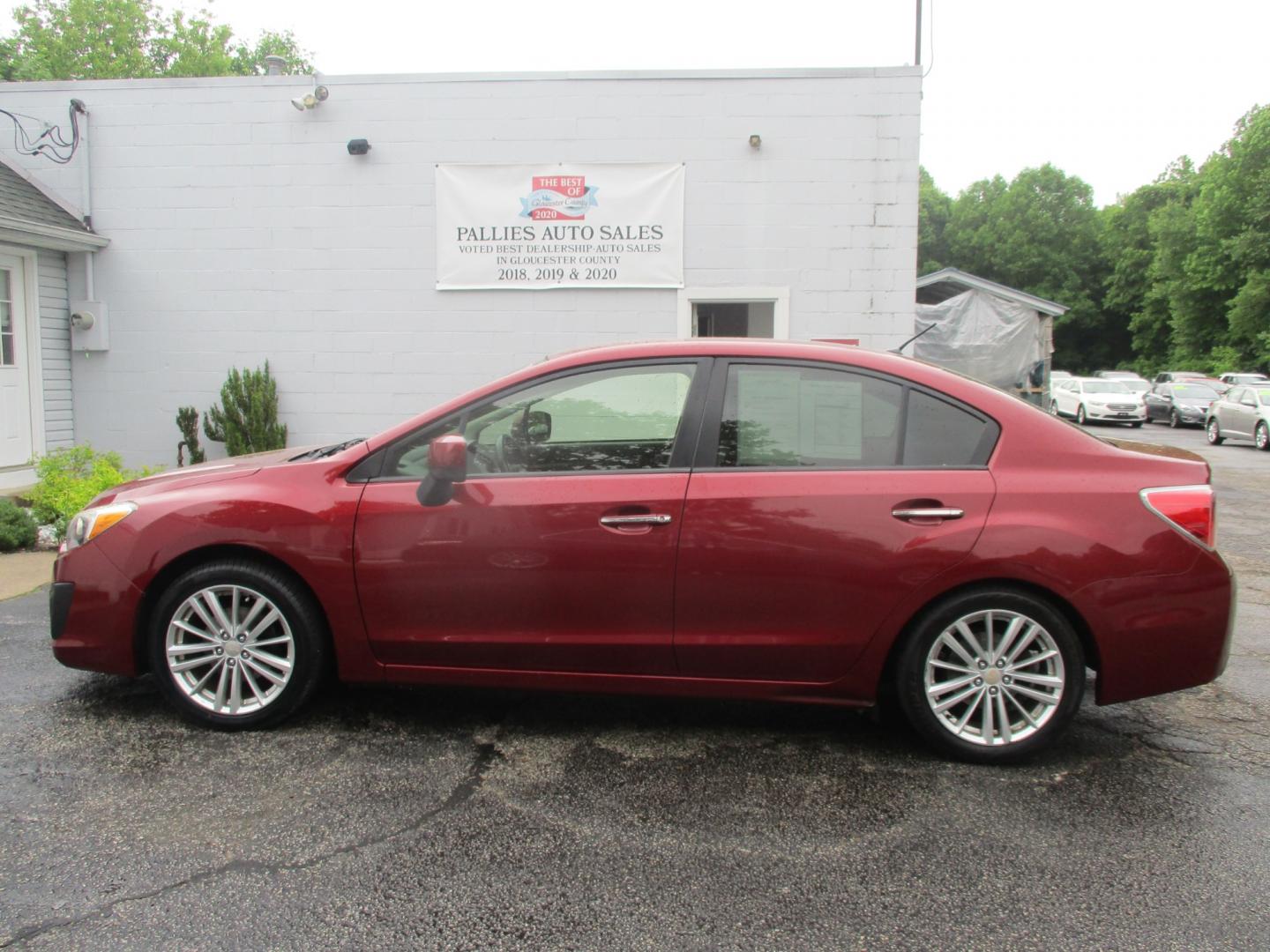 2014 BURGUNDY Subaru Impreza Limited 4-Door (JF1GJAG69EH) with an 2.0L H4 DOHC 16V engine, Continuously Variable Transmission transmission, located at 540a Delsea Drive, Sewell, NJ, 08080, (856) 589-6888, 39.752560, -75.111206 - Photo#2